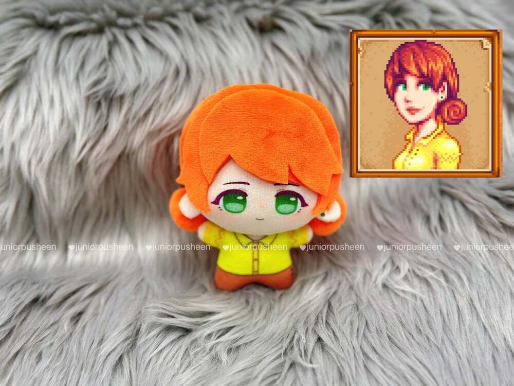 Stardew Valley 10Cm Plush,Stardew Valley Penny 10Cm Doll,Gift for Stardew Valley